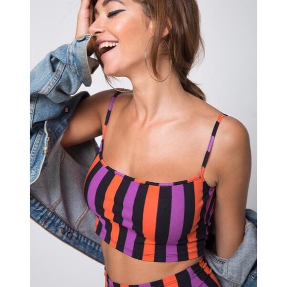 Motel Rocks Tops - Motel Rocks Kini Crop Top